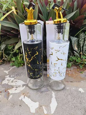 500ml Marble Glass Oil Dispenser Jar