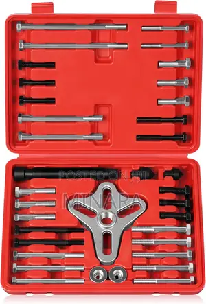 46 Pcs Harmonic Balancer, Steering Wheel, Gear & Crank Puller Kit