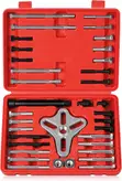 46 Pcs Harmonic Balancer, Steering Wheel, Gear & Crank Puller Kit - 1
