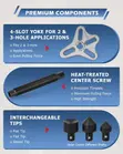 46 Pcs Harmonic Balancer, Steering Wheel, Gear & Crank Puller Kit - 5