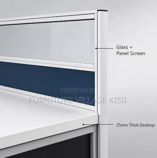 1-Way Modular Office Workstation - 1