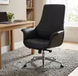 Mid High Back Office Chair - Black - 2