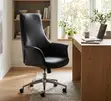 Mid High Back Office Chair - Black - 4