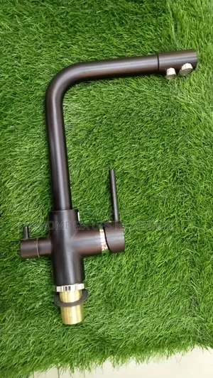 Brimix Black Kitchen Mixer Tap with Two Handles