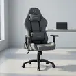 Ergonomic Gray Fabric Gaming Chair - 3