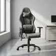 Ergonomic Gray Fabric Gaming Chair - 4