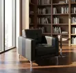 One-Seater Leather Office Chair - 1