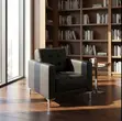 One-Seater Leather Office Chair - 2