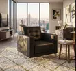 One-Seater Leather Office Chair - 4