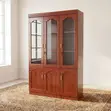 3-Door Mahogany Office Cabinet - 2
