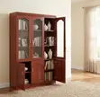 3-Door Mahogany Office Cabinet - 3