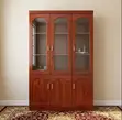 3-Door Mahogany Office Cabinet - 4