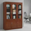 3-Door Mahogany Office Cabinet - 5