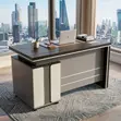 1.4M Advanced Executive Office Desk - Gray - 1