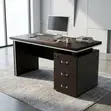 1.4M Advanced Executive Office Desk - Gray - 5