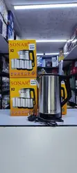 Sonar Stainless Steel Electric Kettle | 2 Litres | Cordless - 1