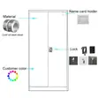 2-Door Steel Filing Cabinet - 5