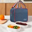 6L Insulated Square Lunch Bag yenye Carry Handles - 1