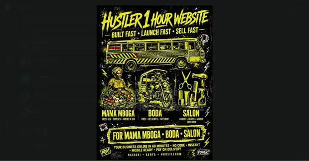 1-Hour Website for Kenyan Hustlers - 1