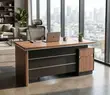 1.6M Executive L-Shaped Office Desk - 1