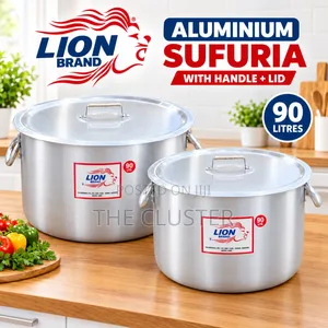 90L Aluminum Sufuria - Lion Brand