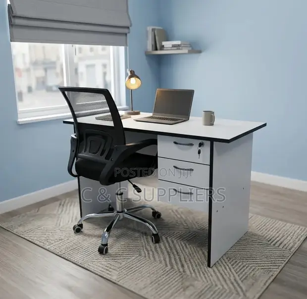 0.9m Study Desk and Chair Combo - 1