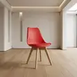 Modern Padded Dining Chair - Eames Style - 1