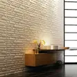 New Look PVC 3D Wall Panels (White, 50x50cm) - 1