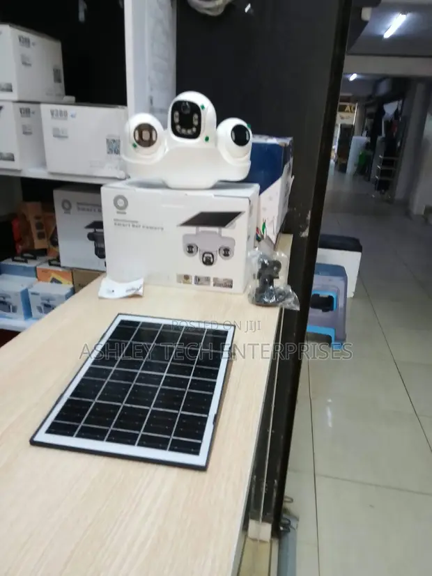 New VTS31 Triple Lens 4G Solar Camera - Smart Rotating Security - 1