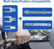 5 Pcs Ball Joint Separator Tie Rod Pitman Arm Tool Kit - 3