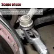 5 Pcs Ball Joint Separator Tie Rod Pitman Arm Tool Kit - 4