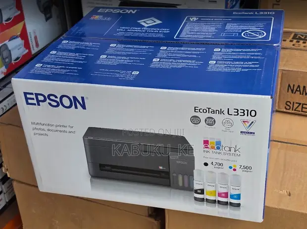 Brand New Epson EcoTank L3310 A4 All-in-One Printer - 1
