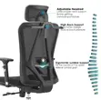 Ergonomic Office Chair with Adjustment Knob - 2