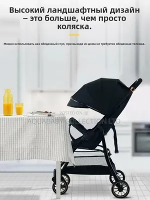 Premium Black Baby Stroller