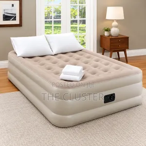 200x140x40cm King/Queen Size Airbed Mattress inayoweza Kuvutwa na Pampu Iliyojengewa Ndani