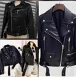 Clavis Fashion Hub Koti la Ngozi Nyeusi la Wanawake - 2