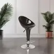 Adjustable Swivel Bar Stool - Black - 2