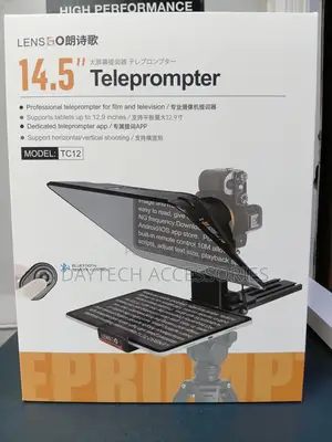Lensgo Professional Teleprompter 14.5-Inch kwa Kamera & Simu