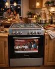 Ramtons 60x60 Cooker 3 Gas + 1 Electric (RC/820) - Silver - 1