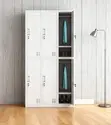 Metallic Multipurpose Storage Cabinet with 6 Doors - 3