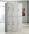 Metallic Multipurpose Storage Cabinet with 6 Doors - 5