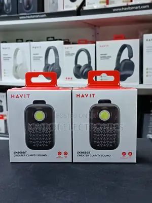 Havit SK868BT Clip-on Speaker with Flashlight