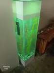 5ft White Tower Aquarium with Goldfish - 3