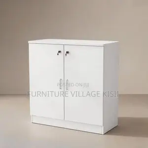 2-Door Wooden Medium Storage Cabinet
