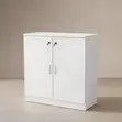 2-Door Wooden Medium Storage Cabinet - 1