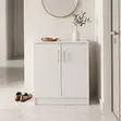 2-Door Wooden Medium Storage Cabinet - 3