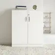 2-Door Wooden Medium Storage Cabinet - 4