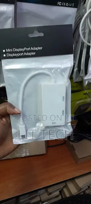3-in-1 Mini DisplayPort (Thunderbolt 2) kwa HDMI/VGA/DVI Adapter
