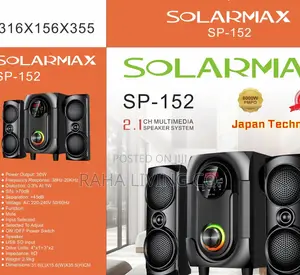 Solarmax SP-152 2.1 Multimedia Speaker System na Subwoofer