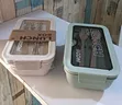Sandwich Box ya Plastiki yenye Gridi 2 - 2